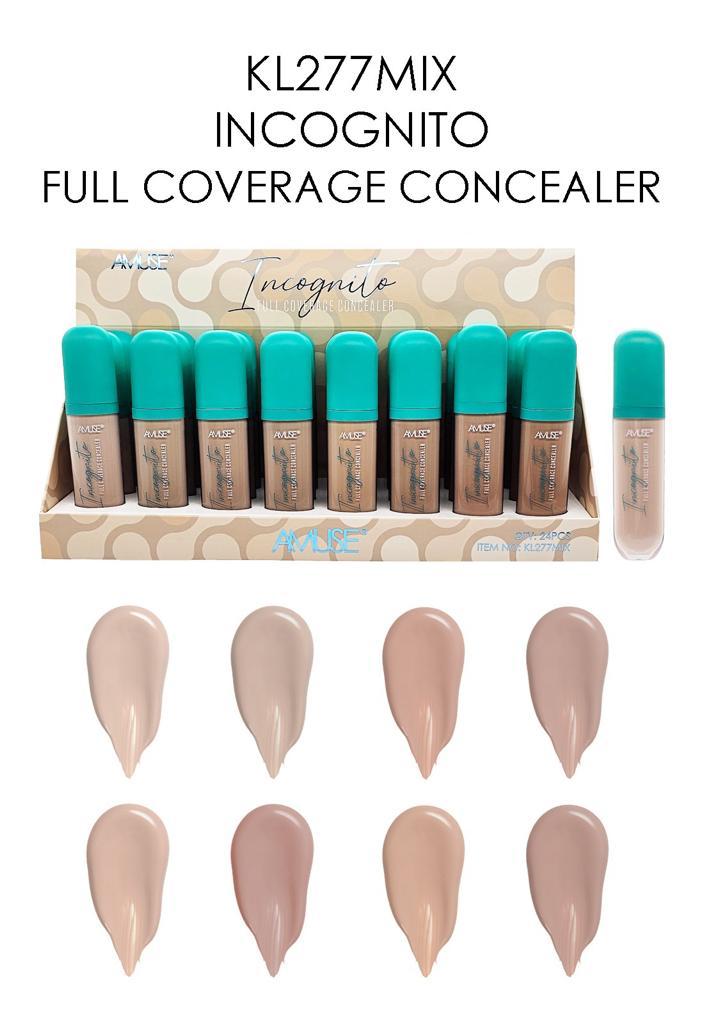 Amuse INCOGNITO FULL COVERAGE CONCEALER, Display