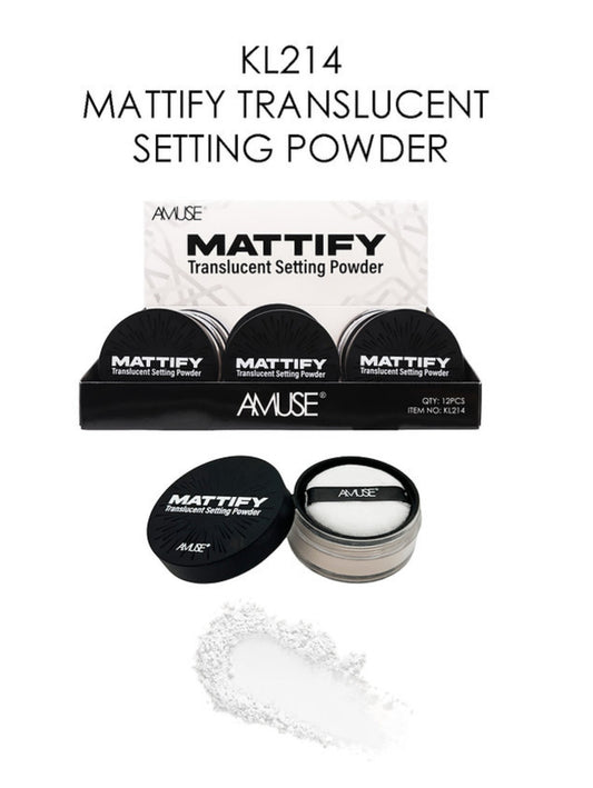 Amuse - Mattify Translucent Setting Powder