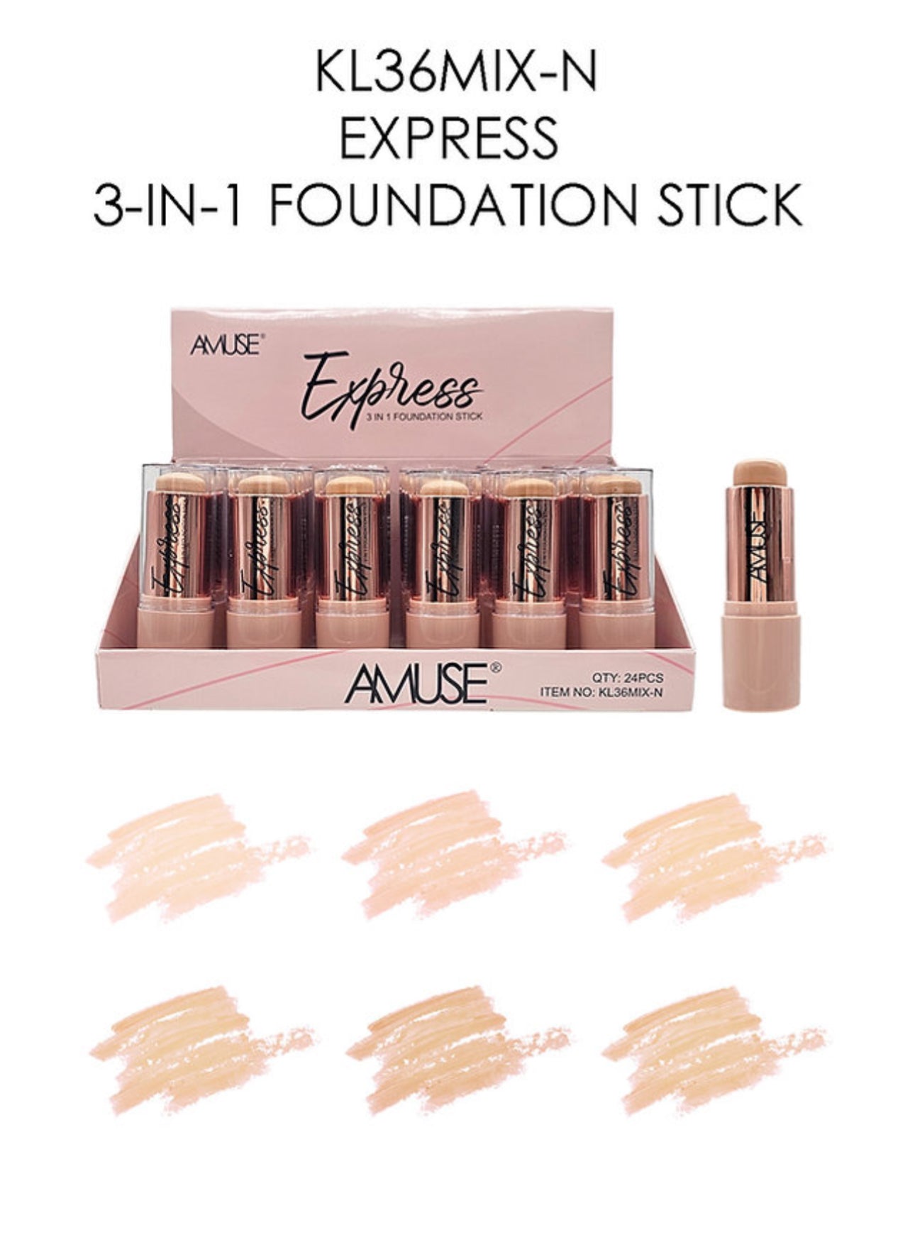Amuse - Express 3 in 1 Foundation