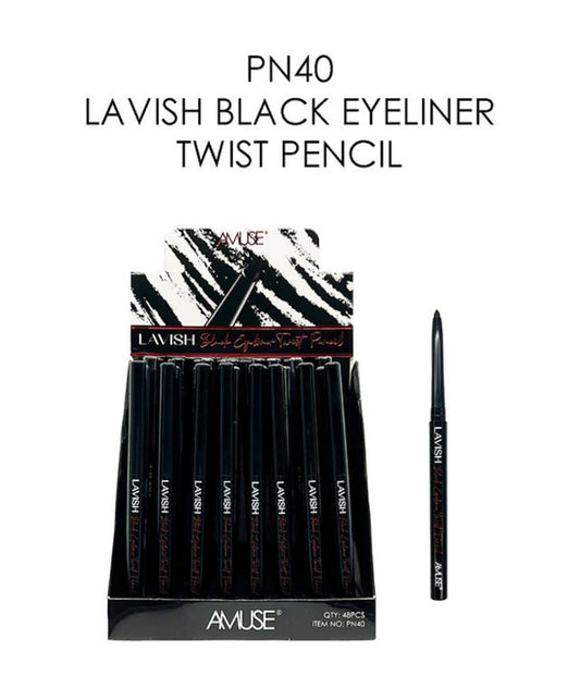 Amuse Lavish Black Eyeliner Twist Pencil
